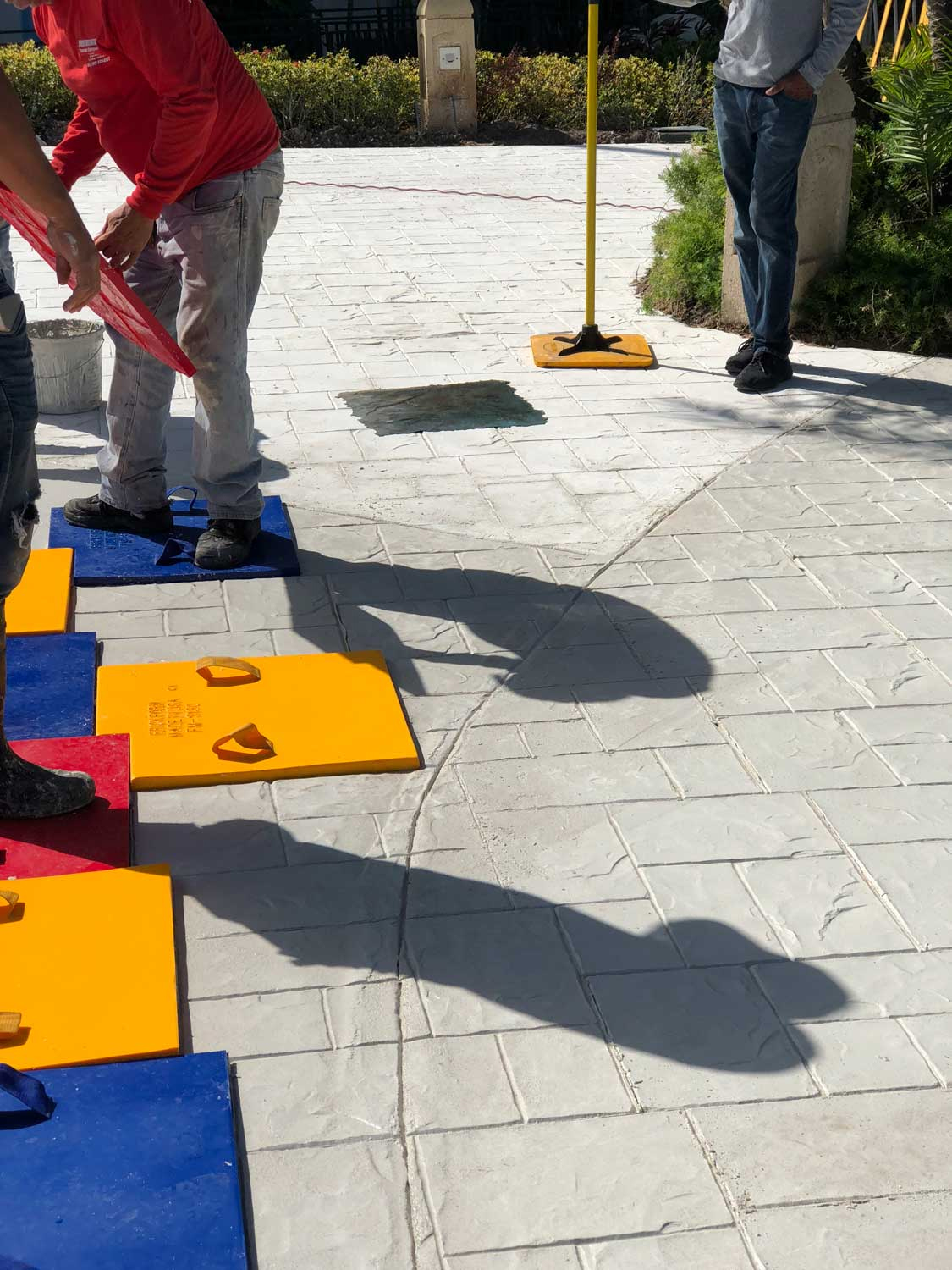 Stamped Concrete Over Existing Concrete L. Wilson