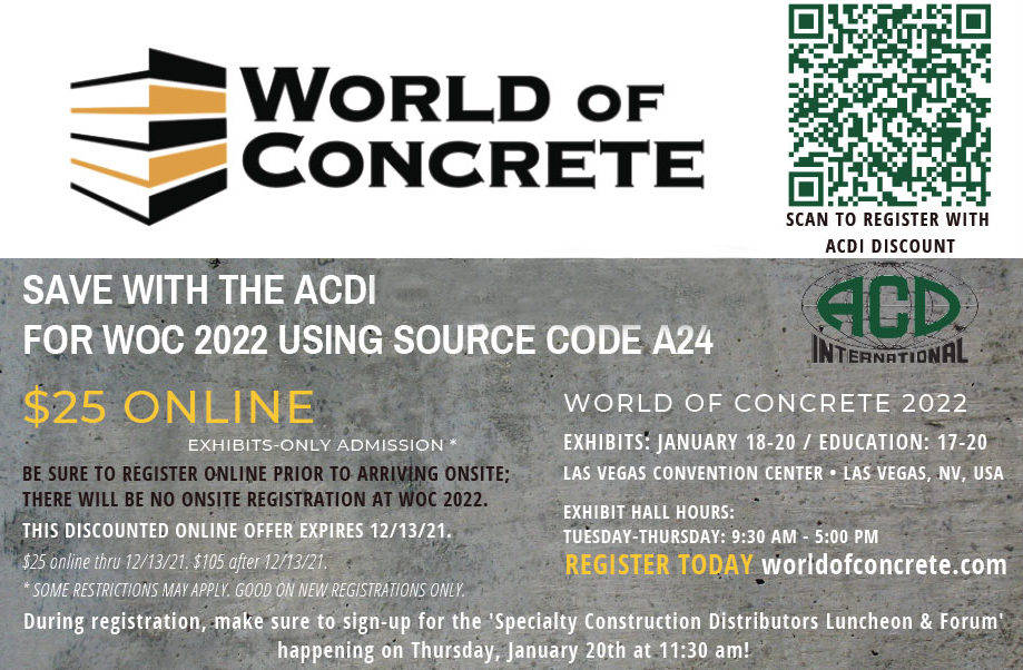 World Of Concrete Flier